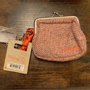 Dakine Anna Orange Tweed Clutch Wallet